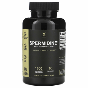 Humanx, Spermidin+, смесь экстрактов зародышей пшеницы, 60 капсул