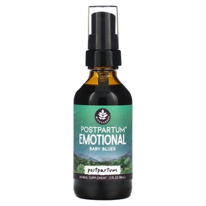 WishGarden Herbs, Postpartum Emotional Baby Blues, средство для эмоциональной поддержки после родов, 59 мл (2 жидк. унции)