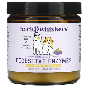 Dr. Mercola, Bark & Whiskers™, набор пищеварительных ферментов, для собак и кошек, 120 г (4,23 унции)