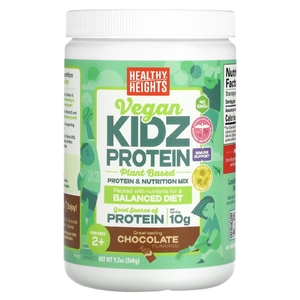 Healthy Heights, Vegan Kidz Protein, протеин для детей от 2 лет, со вкусом шоколада, 260 г (9,2 унции) (Товар снят с продажи) 