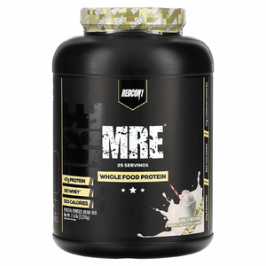 Redcon1, MRE, цельнопищевой протеин, со вкусом ванильного молочного коктейля, 3250 г (7,16 фунта)