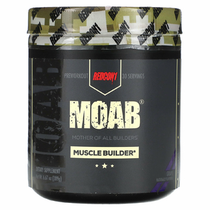 Redcon1, Moab, для наращивания мышечной массы, перед тренировкой, со вкусом винограда, 189 г (6,67 унции)