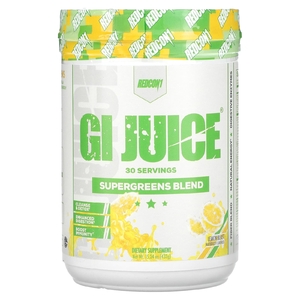 Redcon1, GI Juice, смесь суперзелени, со вкусом лимона, 432 г (15,24 унции)