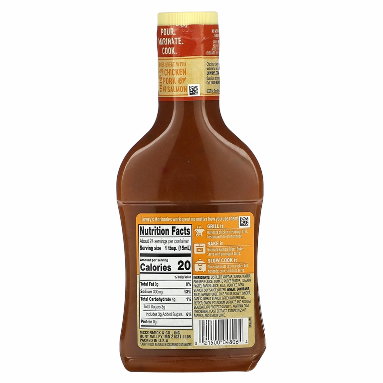 Lawry's, маринад, гавайский с соками тропических фруктов, 354 мл (12 жидк. унций)