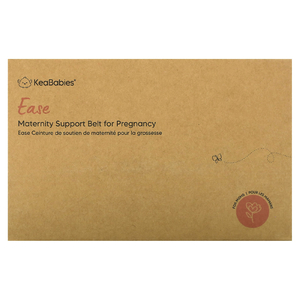 KeaBabies, Ease, поддерживающий пояс для беременных, для беременных, средний и большой, темно-черный, 1 шт.