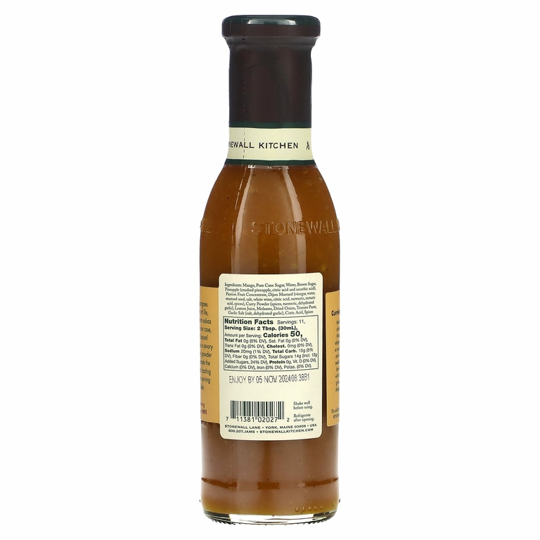 Stonewall Kitchen, Curried Mango Grille Sauce, 11 fl oz (330 ml)