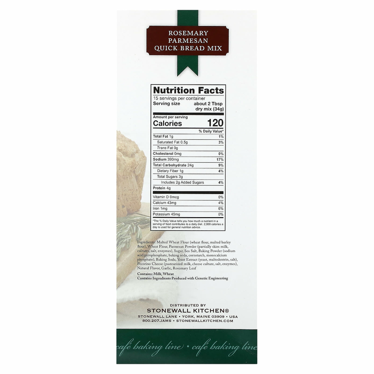 Stonewall Kitchen, смесь для быстрого приготовления, розмарин и пармезан, 510 г (18 унций)