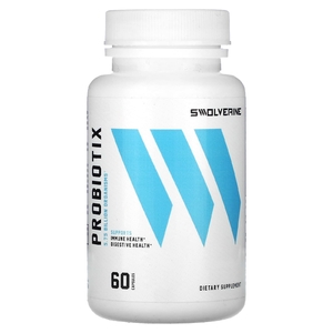 Swolverine, Пробиотикс, 60 капсул (9 мг в каждой капсуле)