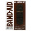 Band Aid, Лейкопластыри, Ourtone, гибкая ткань, разные размеры, BR65, 30 бинтов (Товар снят с продажи) 