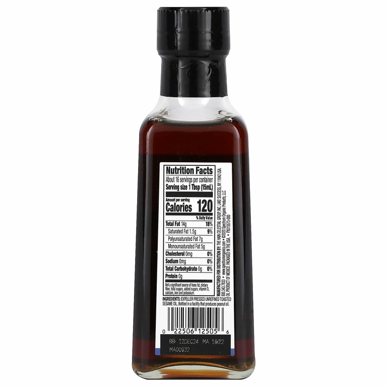 Spectrum Culinary, масло из обжаренного кунжута, 236 мл (8 жидк. унций)