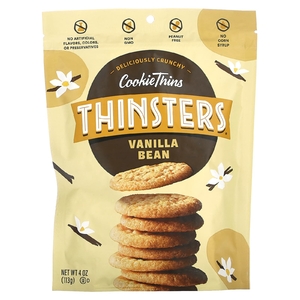 Thinsters, CookieThins, стручки ванили, 113 г (4 унции) (Товар снят с продажи) 