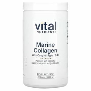 Vital Nutrients, морской коллаген дикого улова, тип 1 и 3, 300 г (10,58 унции)