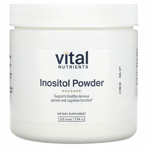 Vital Nutrients, инозитол в порошке, 225 г (7,94 унции)