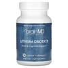 BrainMD, Оротат лития, 5 мг, 60 веганских капсул