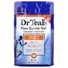 Dr. Teal's, раствор для замачивания с чистой английской солью, до и после тренировки, ментол и эфирные масла, 1,36 кг (3 фунта)