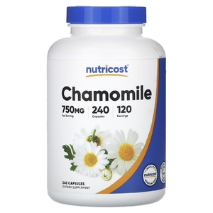 Nutricost, Ромашка, 240 капсул (375 мг в каждой капсуле)