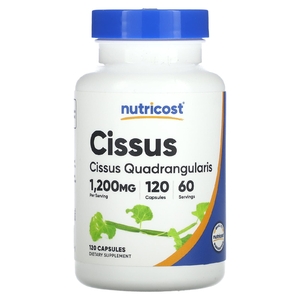 Nutricost, Циссус, 120 капсул (600 мг на капсулу)