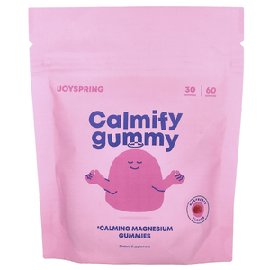 JoySpring, Calmify, жевательная таблетка, со вкусом малины, 60 жевательных таблеток (Товар снят с продажи) 