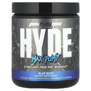 ProSupps, Hyde®, Max Pump, предтренировочный комплекс, синий Razz, 286,9 г (10,12 унции)