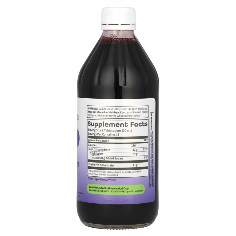Dynamic Health, Концентрат голубики, стакан, 473 мл (16 жидк. Унций)