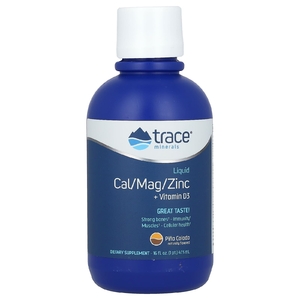 Trace, Liquid Cal / Mag / Zinc + Vitamin D3, Piña Colada, 473 мл (16 жидк. унц.)