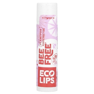 Eco Lips, Bee Free, веганский бальзам для губ, суперфрукт, 4,25 г (0,15 унции) (Товар снят с продажи) 