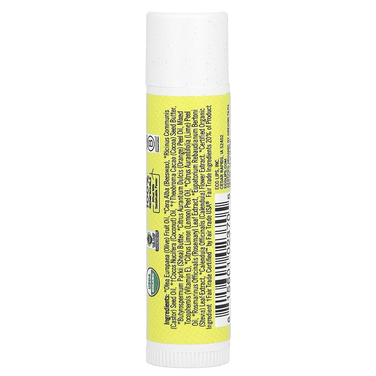 Eco Lips, Citrus Get Real, бальзам для губ, лимон, лайм и апельсин, 4,25 г (0,15 унции) (Товар снят с продажи) 