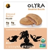 Olyra, органическое печенье для завтрака, с миндальной начинкой и кремом, 4 упаковки по 37,5 г (1,32 унции) (Товар снят с продажи) 