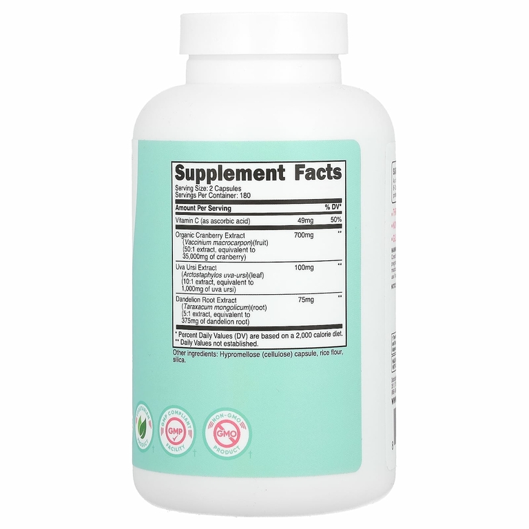 Nutricost, для женщин, экстракт клюквы, 180 капсул