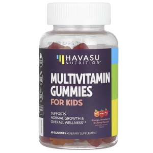 Havasu Nutrition, жевательные мультивитамины для детей, апельсин, клубника и вишня, 60 жевательных таблеток (Товар снят с продажи) 