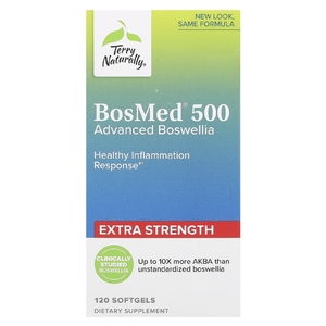 Terry Naturally, BosMed 500, босвеллия повышенной эффективности, 500 мг, 120 мягких таблеток