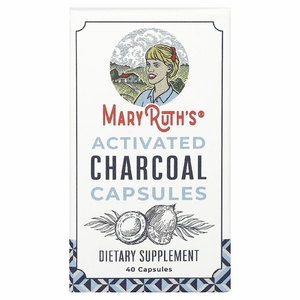 MaryRuth's, Капсулы с активированным углем, 40 капсул (475 мг на капсулу)