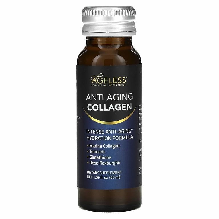 Ageless Foundation Laboratories, антивозрастной коллаген, 10 флаконов, по 50 мл (1,69 жидк. унции)