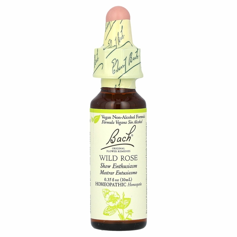 Bach, Original Flower Remedies, шиповник, 10 мл (0,35 жидк. унции)