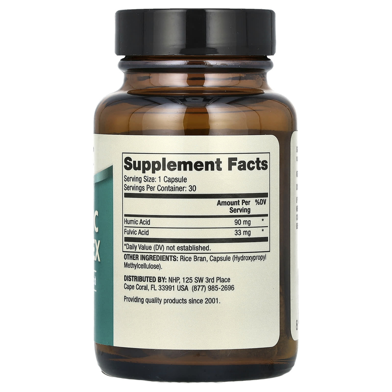 Dr. Mercola, комплекс гуминовых и фульвовых кислот, 30 капсул