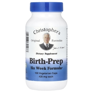 Christopher's Original Formulas, Формула для шестинедельной подготовки к родам, 420 мг, 100 вегетарианских капсул