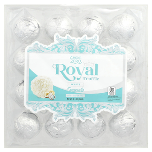 ChocZero, Королевский трюфель, белый с кокосом, 240 г (8,5 унции)