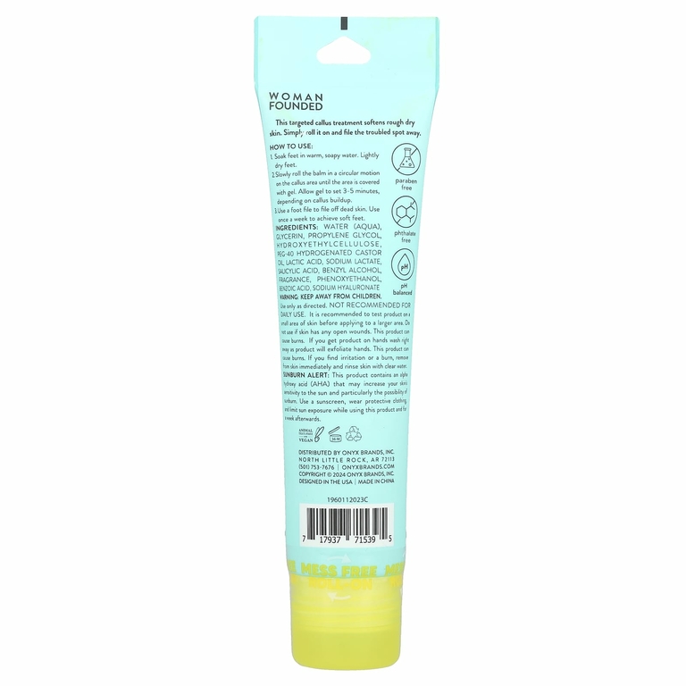 Onyx Professional, Callus Fix, гель для удаления мозолей и мозолей, 103 мл (3,5 жидк. Унции)