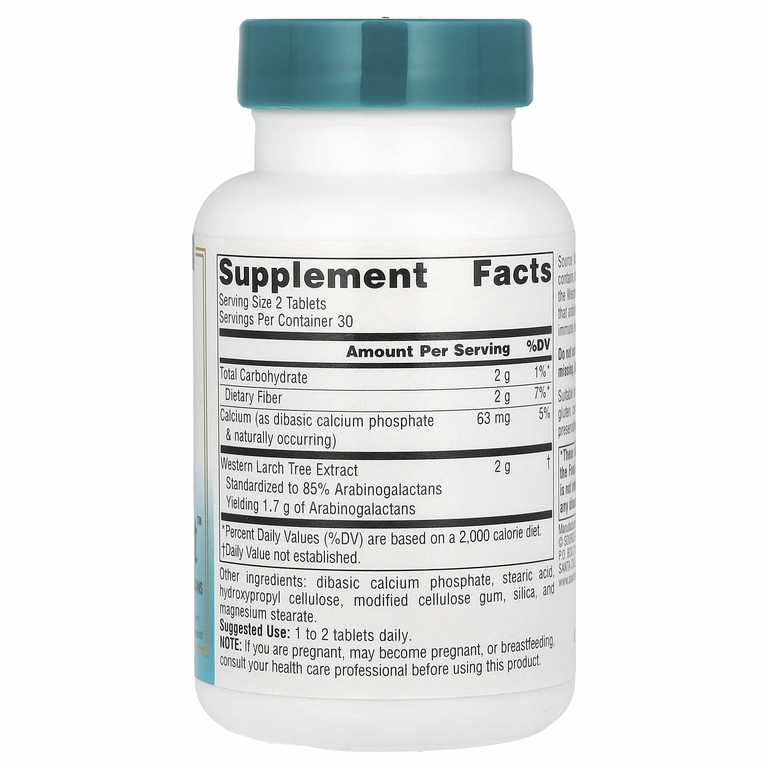 Source Naturals, Wellness, Экстракт лиственницы, 60 таблеток