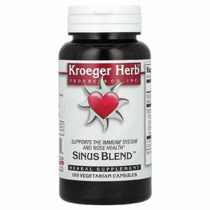 Kroeger Herb Co, смесь для носовых пазух, 100 вегетарианских капсул