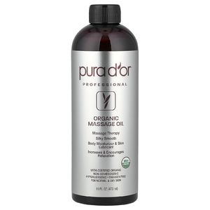 Pura D'or, Professional, органическое массажное масло, 473 мл (16 жидк. Унций)