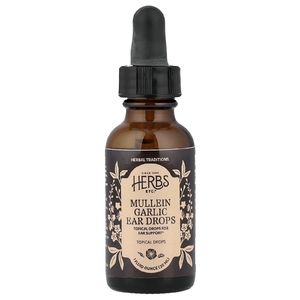Herbs Etc., коровяк и чеснок, ушные капли, 30 мл (1 жидк. унция)