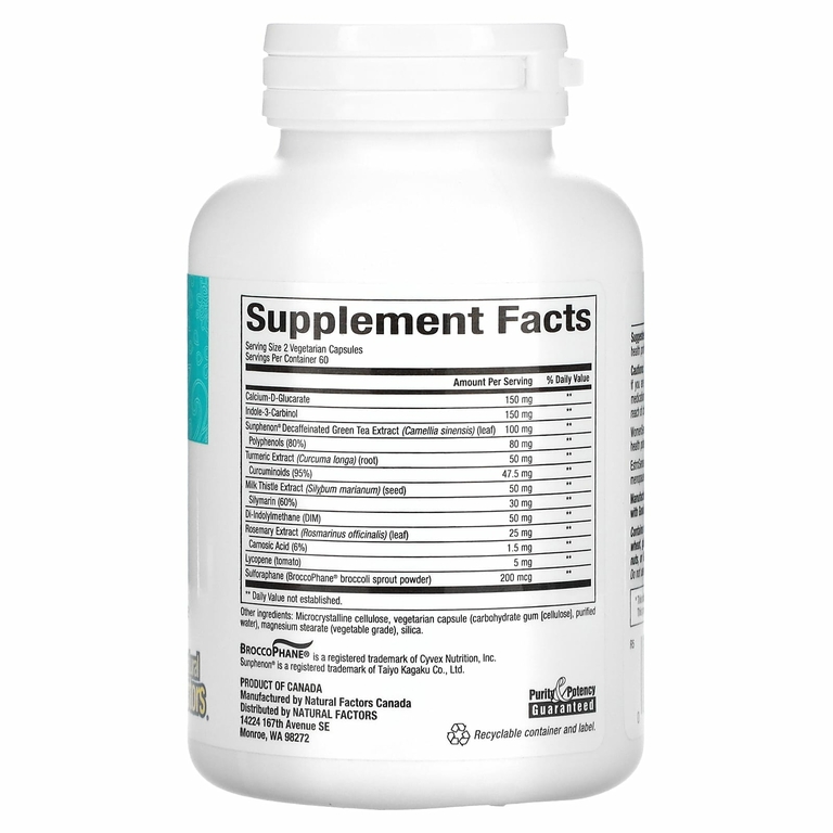 Natural Factors, WomenSense, EstroSense, гормональный баланс, 120 вегетарианских капсул