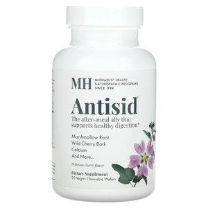 Michael's Health, Antisid, вишня`` 90 веганских жевательных вафель
