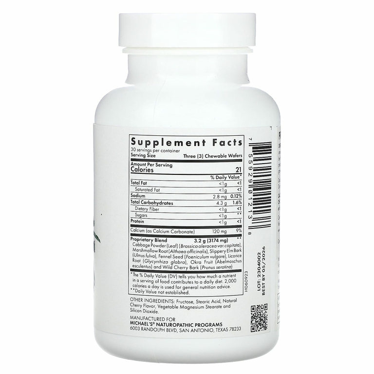 Michael's Health, Antisid, вишня`` 90 веганских жевательных вафель