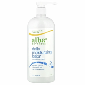 Alba Botanica, Ежедневный увлажняющий лосьон, для нормальной и сухой кожи, 946 мл (32 жидк. Унции)