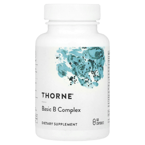 Thorne, комплекс основных витаминов группы B, 60 капсул