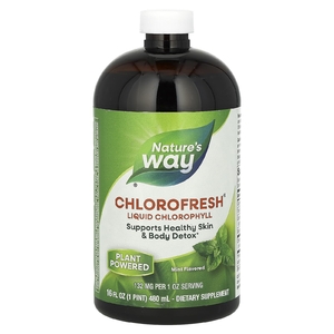 Nature's Way, Chlorofresh, жидкий хлорофилл, мята, 480 мл (16 жидк. унций)