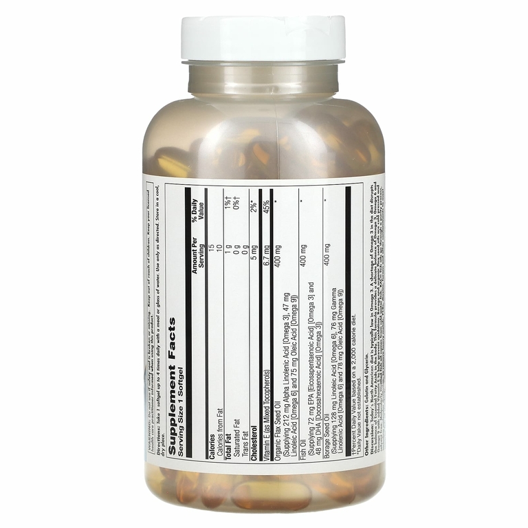 KAL, Ultra Omega 3-6-9, 200 мягких таблеток