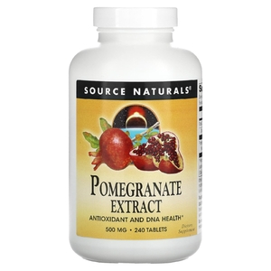 Source Naturals, экстракт граната, 500 мг, 240 таблеток